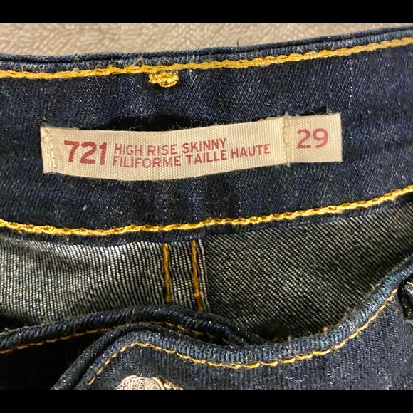 Levis high rise skinny jeans - Picture 10 of 10